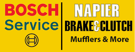 Napier Brake and Clutch Logo & Bosch Logo